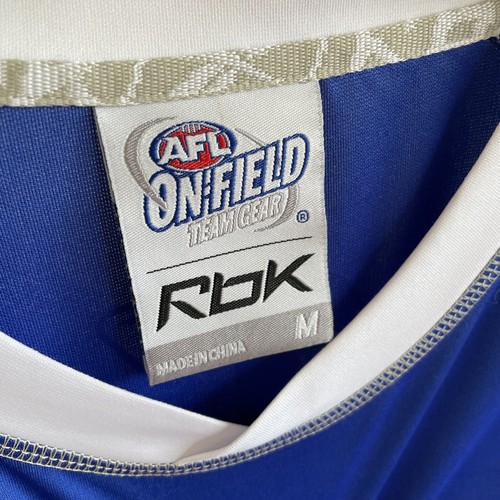 RETRO ORIGINAL Men’s North Melbourne AFL Medium RBK Primus Sports Active Tshirt - Picture 2 of 5