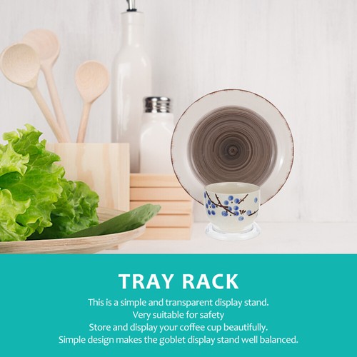 Mug Racks for Counter Cup Holder Organizer and Disc Bracket Coffee Display - Picture 2 of 12