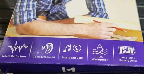 MIPEACE Bluetooth Ohrstöpsel Kopfhörer, Nackenbügel Wireless Earbuds MI04👈 - Bild 3 von 9