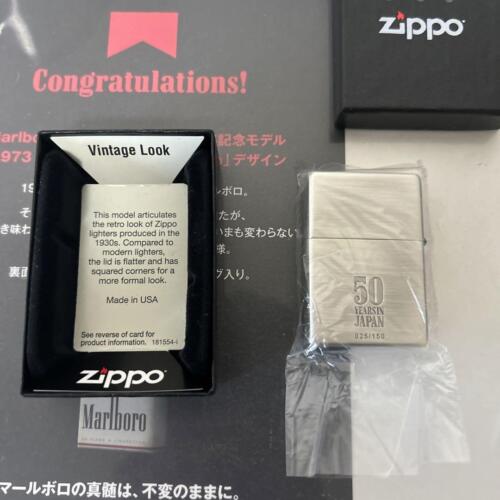 Zippo Marlboro 2023 50th Anniversary in Japan Limited Edition of 150 Pieces Rare - Picture 4 of 4