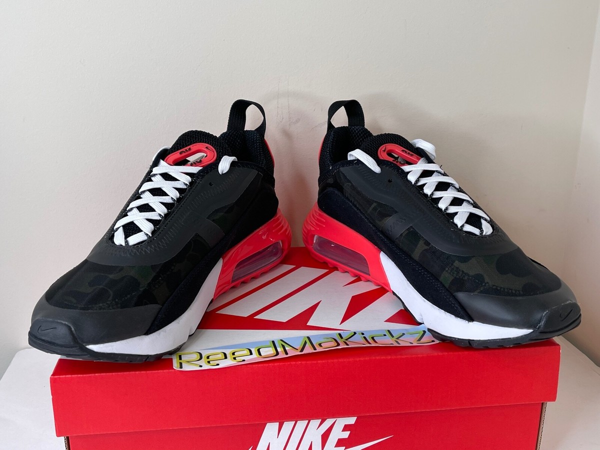 Nike Air Max 2090 SP Reverse Duck Camo Black Infrared Womens
