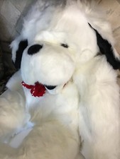 Dan Dee Soft Expressions - White with black accents soft Plush Teddy Bear 20"