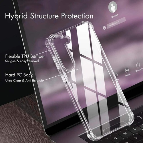 Funda híbrida a prueba de golpes para Samsung Galaxy S25 S24 S23 S21 FE S22 plus Ultra Clea - Imagen 11 de 17