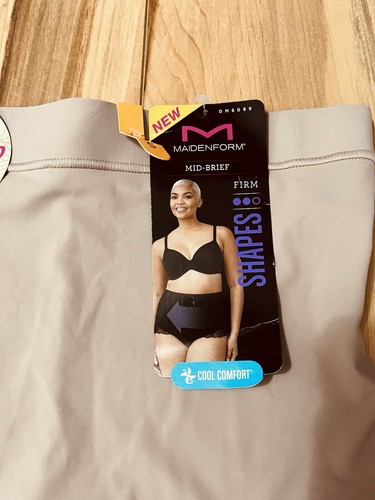 Maidenform Prendas moldeadoras firmes Cintura media Calzoncillo Talla Pequeña Desnudo Genial Comodidad - Imagen 2 de 5