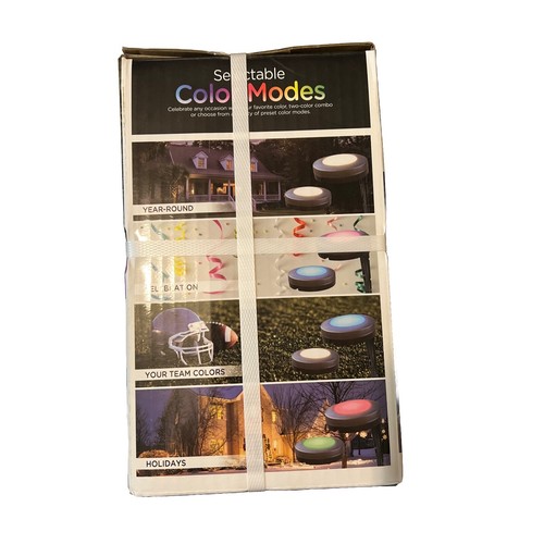 ENBRIGHTEN LED Color Changing Commercial Grade Landscape Lights - 40ft, 6 Lights - Picture 5 of 5