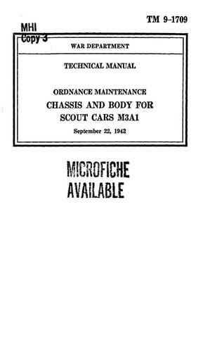 M3A1 Scout Car WWII TM Manual Set – Operator, Maintenance & Parts PDF Collection - Picture 4 of 6