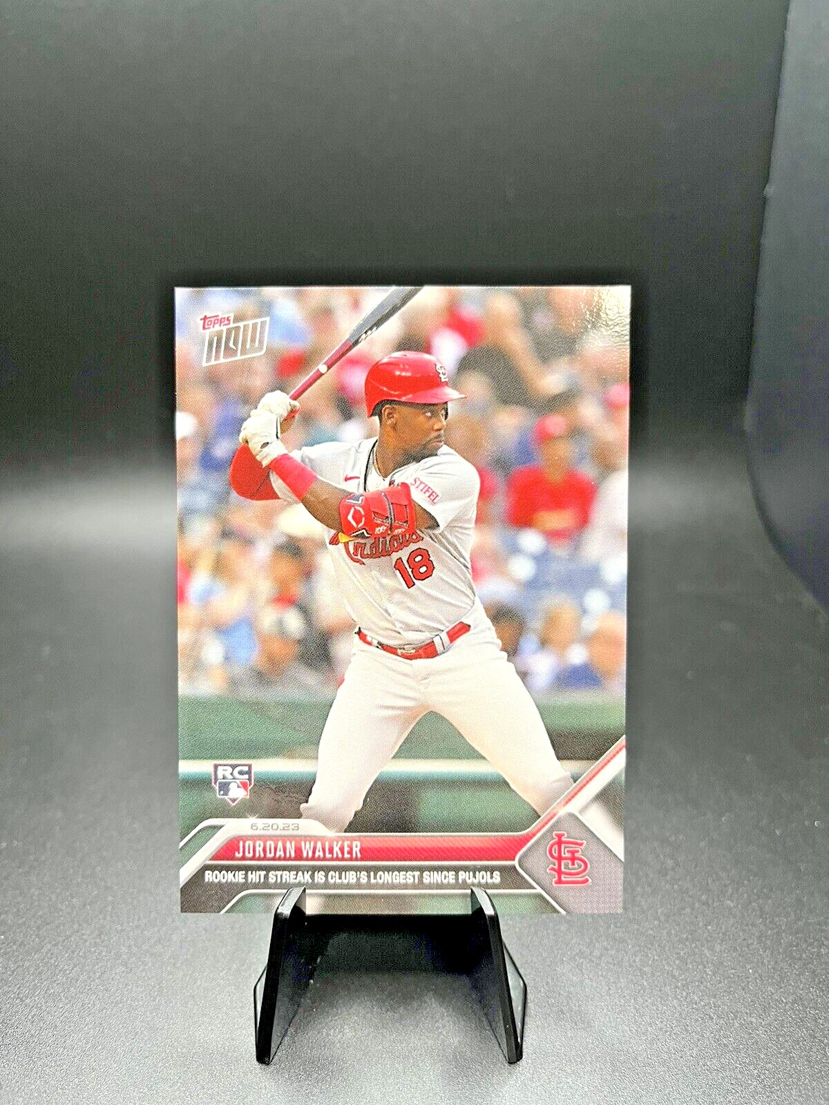 2023 TOPPS NOW Card #471 - JORDAN WALKER RC SP🔥ROOKIE HIT STREAK🔥Cardinals