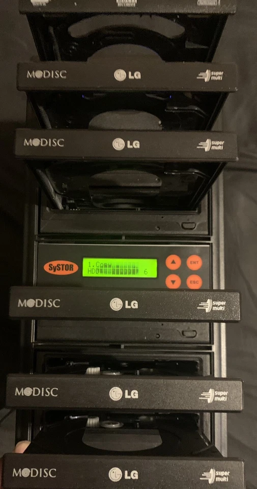 LG Systor, Model: SS-107B -  1 to 5 Disc CD/DVD Multi Target Duplicator Tower - Image 3 of 3