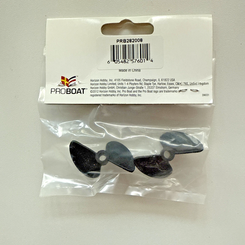 PROBOAT 2 BLADE PROPELLOR (2) FOR BJ24 & SW26V3 1.6"1.6" NEW OLD INVENTORY - Picture 2 of 2