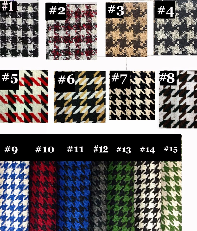 Сделанный на заказ HOUNDSTOOTH A линия верхней кроличьего Тренч плюс 1 x-10 x Y344 - Изображение 4 из 4