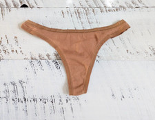 Vintage Victoria  s Secret Size XS Miami Tan Signature Cotton Low-Rise Thong