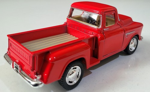 Chevrolet 1955 Chevy Stepside Pick-up Truck Quality Diecast Toy 1:32 Pull Back - Picture 12 of 28