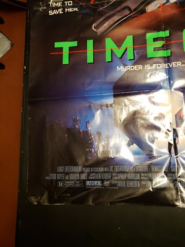 Timecop - original movie poster - 27x40 1991 -folded Jean Claude Van Damme(180f) - Picture 8 of 24
