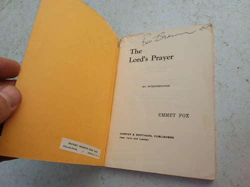 Vintage Book "The Lord's Prayer: An Interpretation" Esoteric Occult Spirituality - Imagen 2 de 5