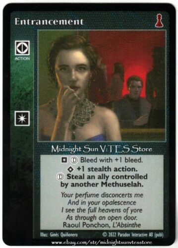 Entrancement New Blood V:TES VTES Vampire CCG - Picture 1 of 1