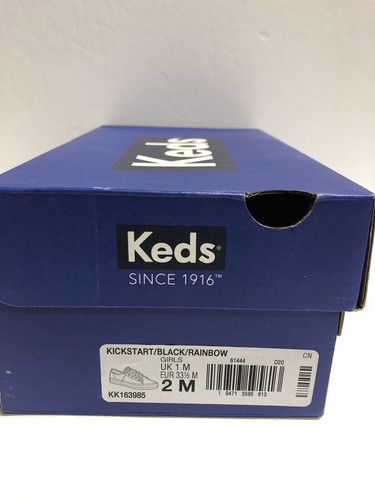Keds Girls Kickstart Sneaker Black Size 2 M Big Kid  - Picture 7 of 7
