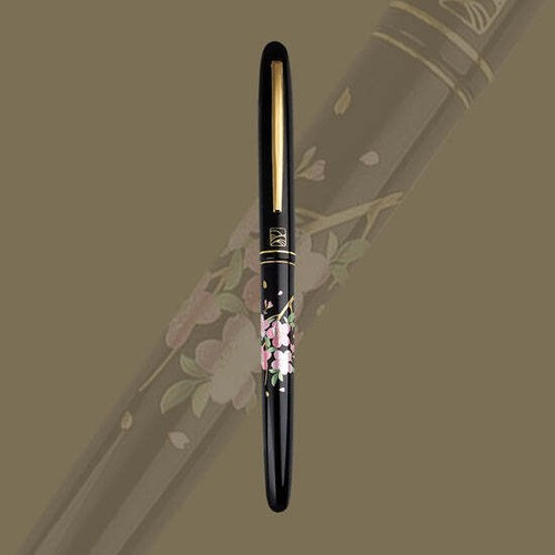 WANCHER×Kuretake Modern Maki-e Fountain Pen - Sakura Uta - Picture 1 of 5