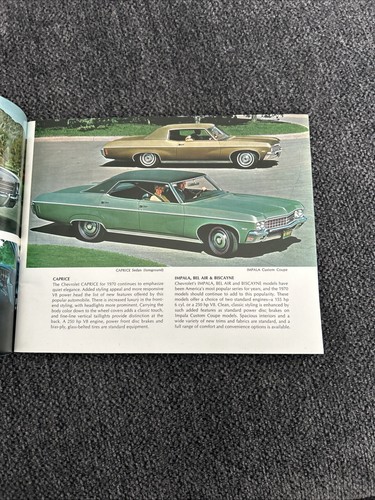 1970 GM Passenger Car Catalog Brochure Great Condition. (B1) - Imagen 4 de 5