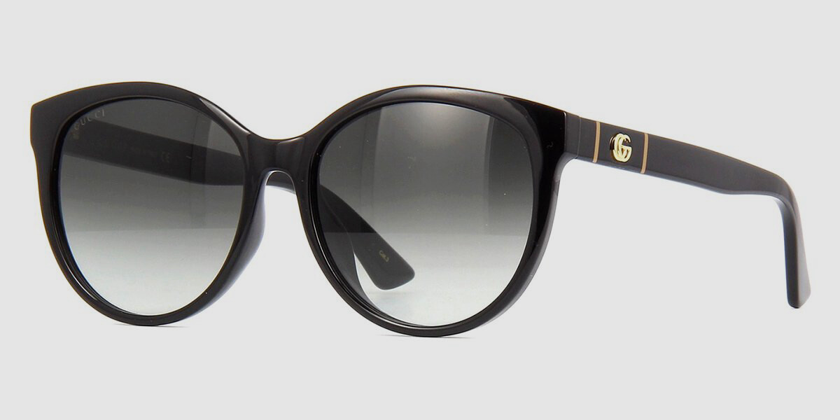 $284 Authentic Gucci GG0636SK Women's Black Round Gradient