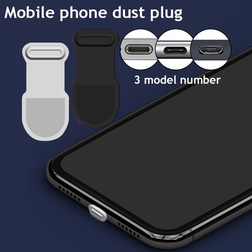 Bouchon De Prise Anti-Poussière 5X Pour Iphone C/Type Téléphone Portable ~ - Photo 2/14