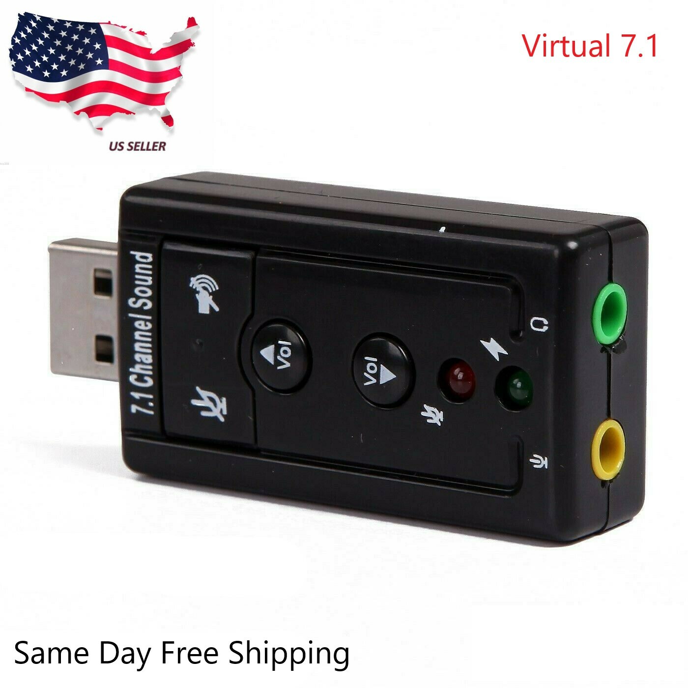 7 1 Channel Usb Sound Card 3d Virtual Audio Adapter External Laptop Device Pc For Sale Online Ebay 7 1 Channel Usb Sound Card 3d Virtual Audio Adapter External Laptop Device Pc For Sale Online Ebay