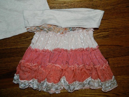 Girl's Boutique Top & Skirt Set Size 6/6X by Free Planet-NWT - Picture 3 of 4