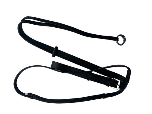 Turners Qualität Reitsport schwarz Leder Laufen Martingale Pony Cob Full - Bild 4 von 5
