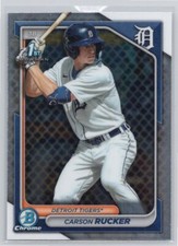 2024 Bowman #BCP-65 Carson Rucker Chrome Prospects Tigers 1st