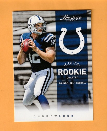 Andrew Luck Indianapolis Colts 2012 Prestige #229 Rookie RC Stanford Cardinal 5R - Picture 1 of 2