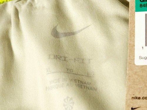 Girls Nike Dri-Fit Athletic Shorts Size XL Bright Green w/ Lining Dri-Fit- NEW - Picture 9 of 12