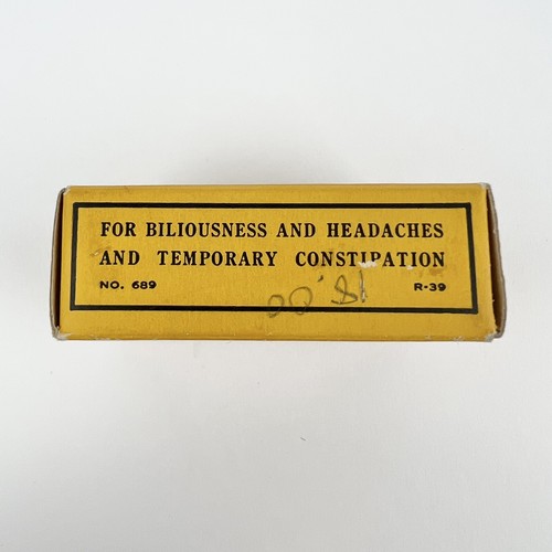Vintage Chamberlains Laxative Tablets Bottle Full W Box And Medicine Instruction - Picture 5 of 7
