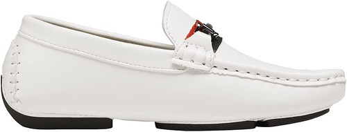 Boys Kids Toddlers Slip On Loafers Shoes Comfort Formal Dress Shoes - Picture 22 of 25