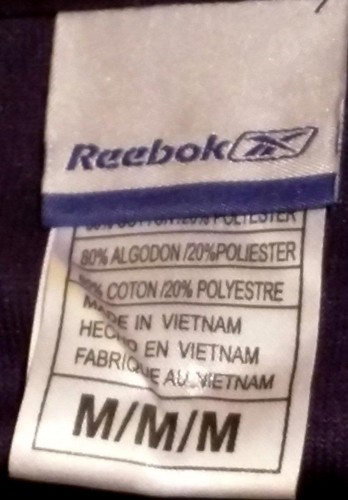 REEBOK - Indiana Pacers Navy Blue and Yellow Velour Hoodie - Women’s Size: MED - Picture 3 of 3