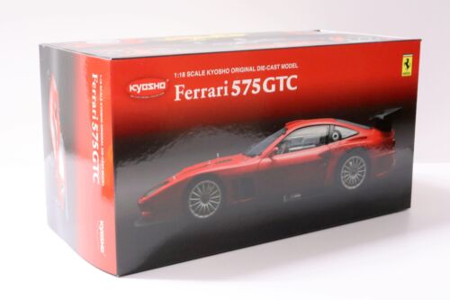 1:18 Kyosho Ferrari 575 GTC 2004 cupé amarillo - Imagen 4 de 4