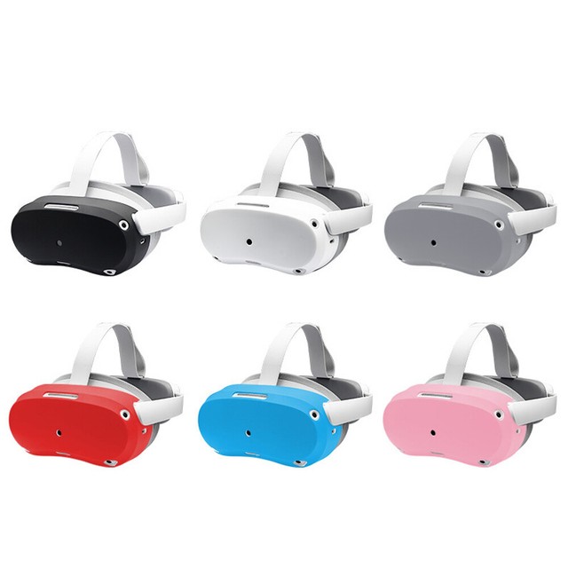 Silicone Protective Cover Shell Case For Pico 4 VR Headset Head Cover Anti-Scrat Silicone Protective Cover Shell Case For Pico 4 VR Headset Head Cover Anti-Scrat