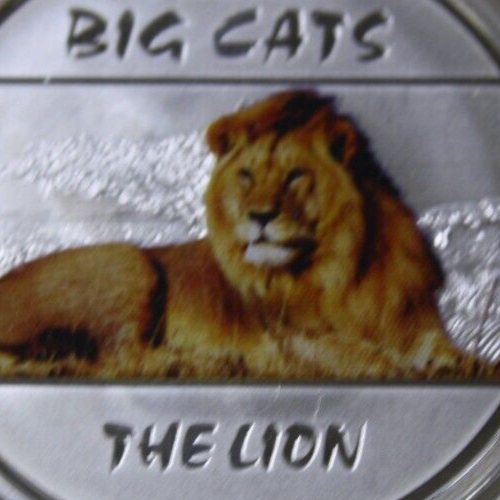 África Congo 4 x 30 francos 2011 plata a prueba F6499 conjunto magnífico color Big Cats - Imagen 6 de 18