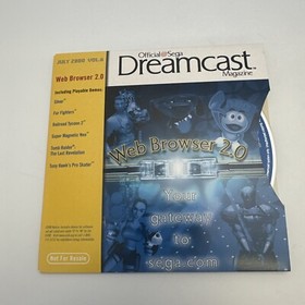 Lot of 7 Official Sega Dreamcast Magazine Demo Discs (3-8) And Generator Vol1