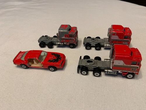 Kenworth K100 BLACK BASE B J and The Bear YatMing 1981 lot of 4 Rare Variation - Picture 2 of 6