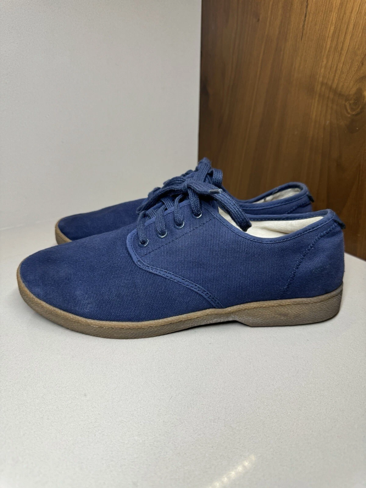 Supreme Blue Crocasacks Canvas Shoes Blue Men’s US 8.5