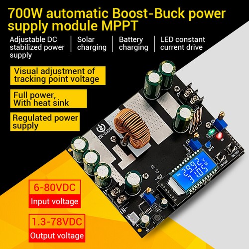 700W Auto Boost Buck Power Module Synchronous Rectifier 30A DC6-80V to DC1.3-78V - Picture 10 of 23