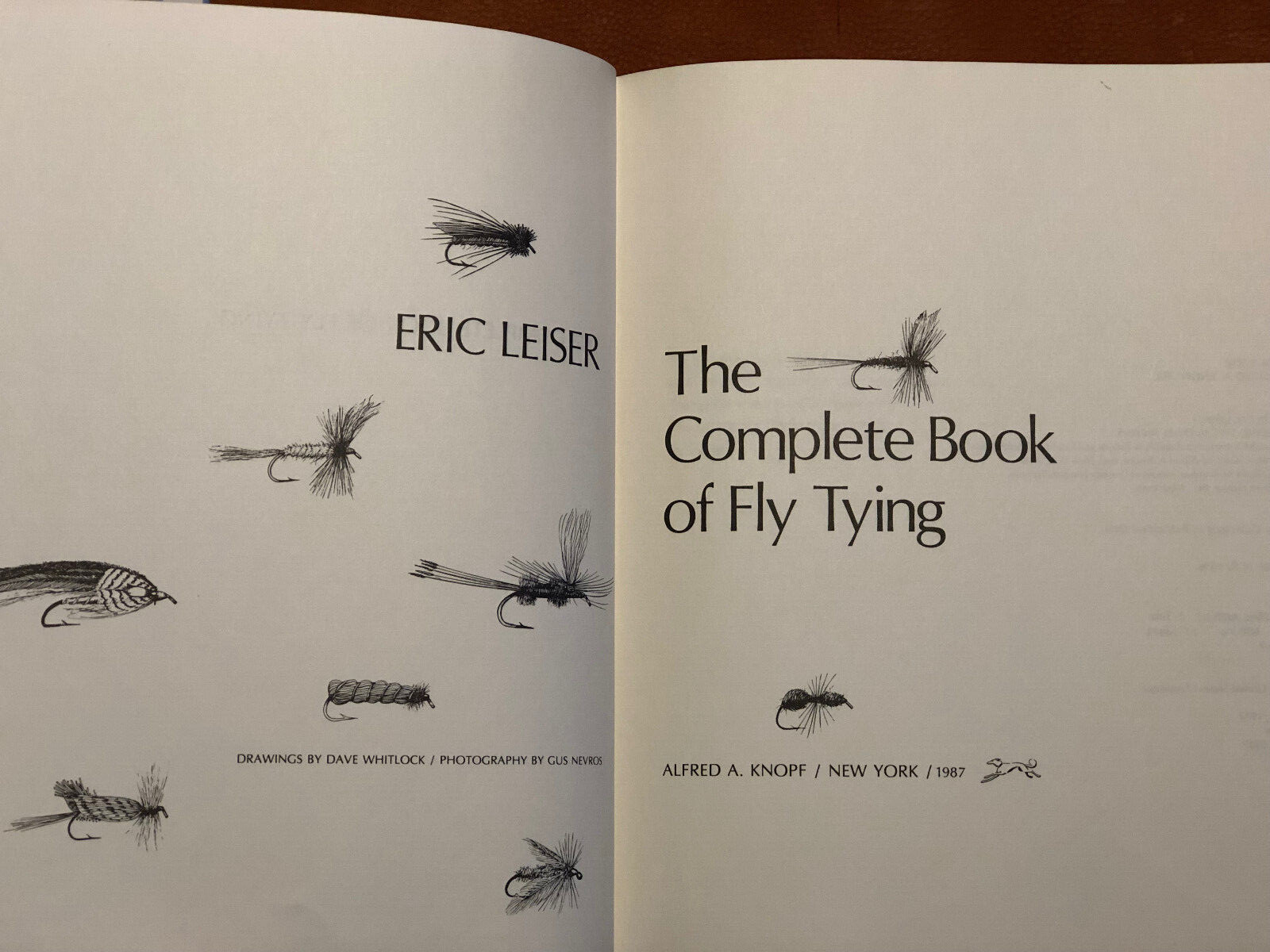 Fly Tying Book The Complete Book of Fly Tying (Lieser) eBay