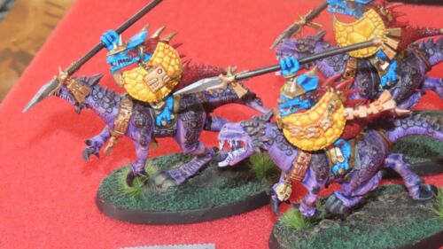 Spiele Workshop Warhammer Eidechsen Saurus Ritter Seraphon Kavallerie gut bemalt - Bild 2 von 10