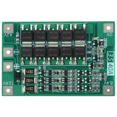 3S 40A For Screwdriver 12V Li-Ion 18650  Pcm Battery  Board  Pcm With1507