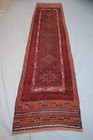 2x9 Afghan Mishwani Wool Runner Rug – Tribal Geometric Pattern Handmade Oriental