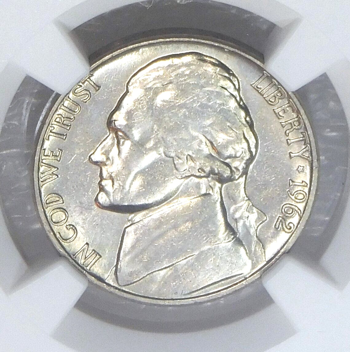 1962-D Jefferson Nickel NGC MS65 5FS Full Steps Just Graded PQ