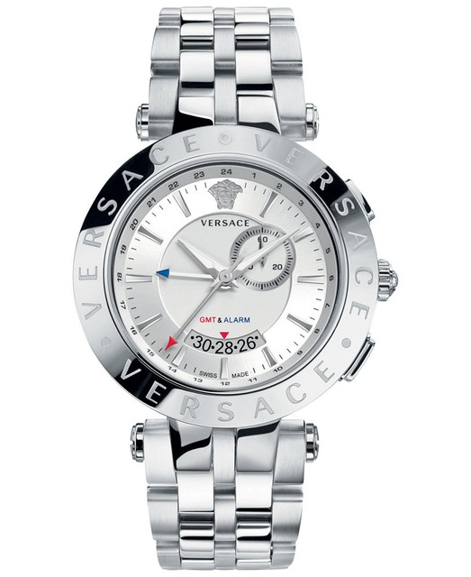 versace v race gmt alarm