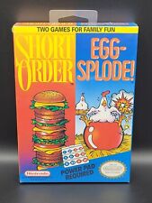 Short Order/Eggsplode (Nintendo Entertainment System, 1989) - NES, Sealed, NM