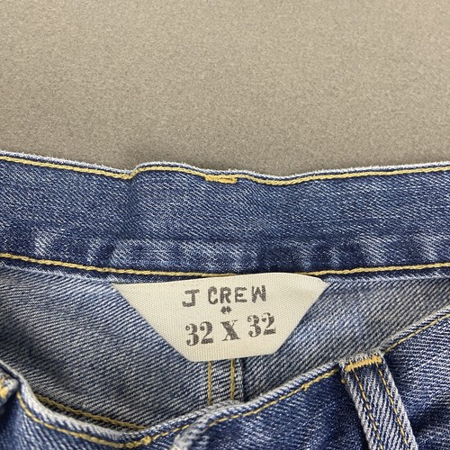 J Crew Jeans Mens 30x30 Blue Straight Leg Medium Wash Denim Workwear - Picture 7 of 10
