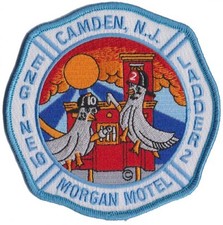 Camden, NJ Engine 10 Ladder 2 Morgan Motel / Fire Patch NEW