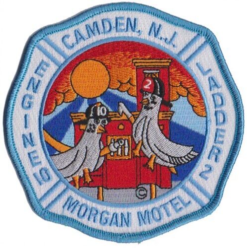 Camden, NJ Engine 10 Ladder 2 Morgan Motel Fire Patch NEW